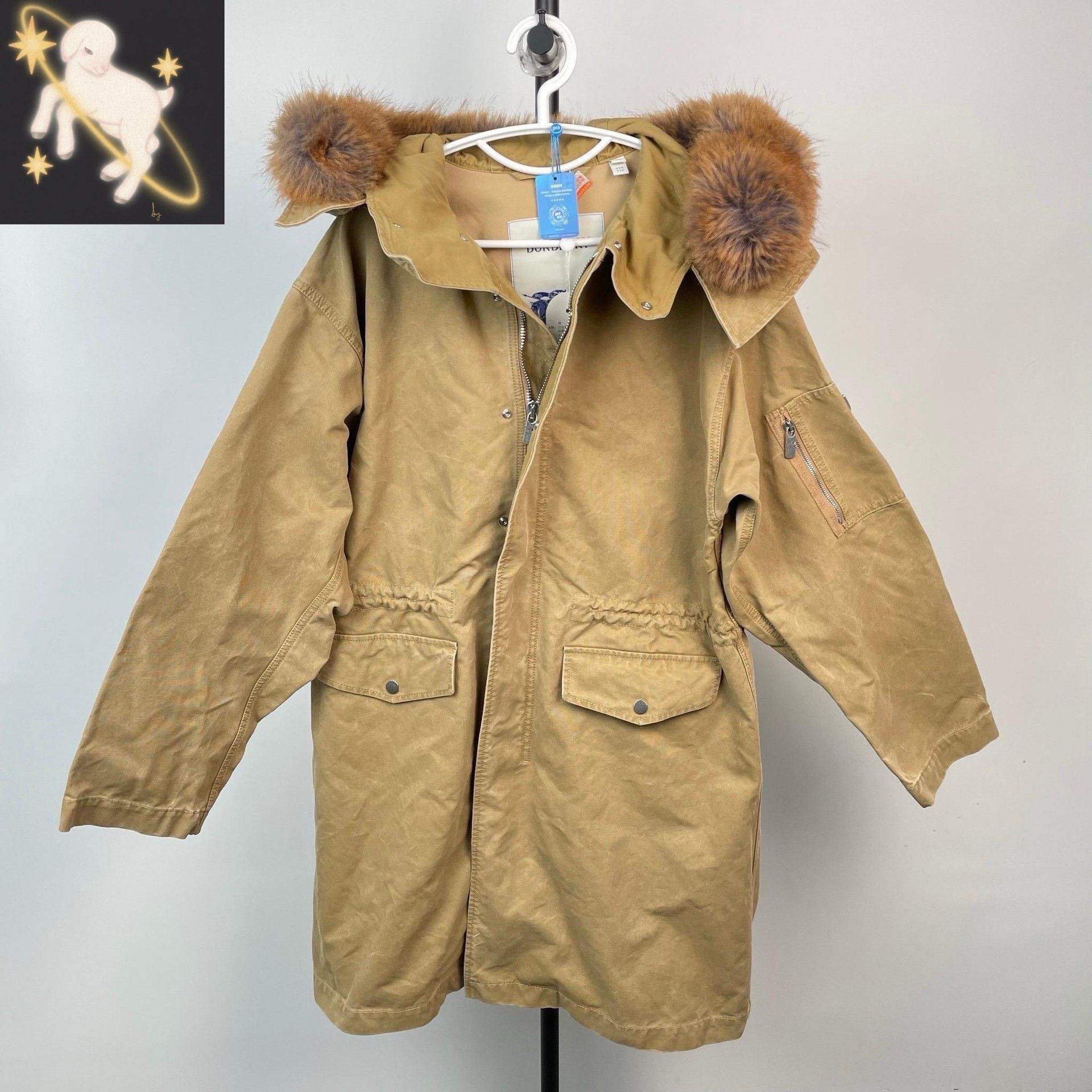 Burberry Burberry Brown Down Jacket 35 Women Size S / US 4 / IT 40 - 1 Thumbnail