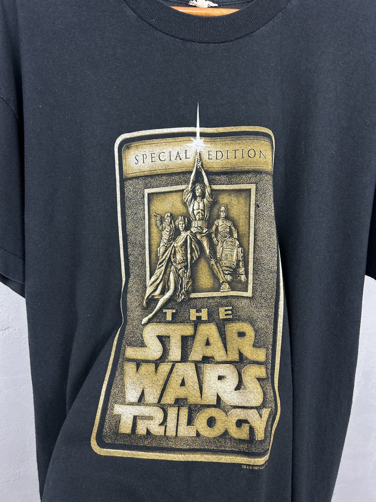 Star Wars Vintage 1997 Star Wars Special Edition Black Graphic T-Shirt Size US XL / EU 56 / 4 - 4 Thumbnail