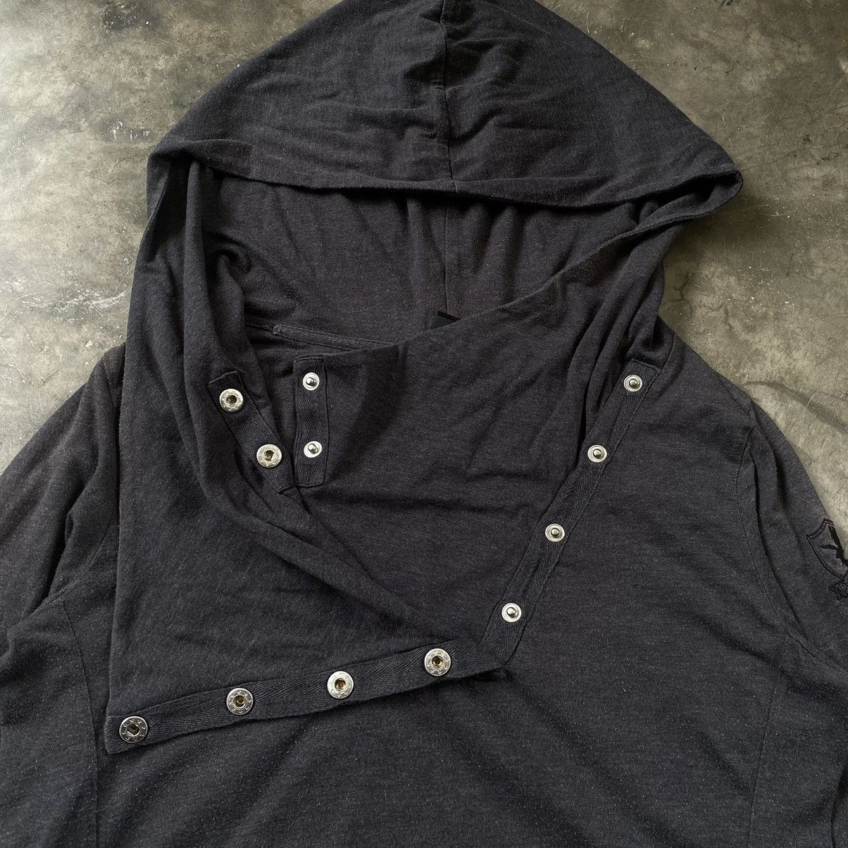 Japanese Brand DOHC Assymetric Button Hoodie Size US M / EU 48-50 / 2 - 5 Thumbnail