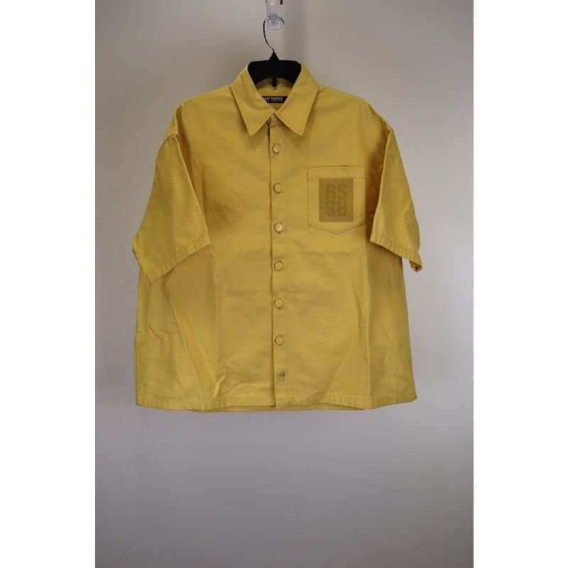Raf Simons o1rshd1 Camicia Oversized Short Sleeved Shirt in Yellow Size US XS / EU 42 / 0 - 1 Thumbnail