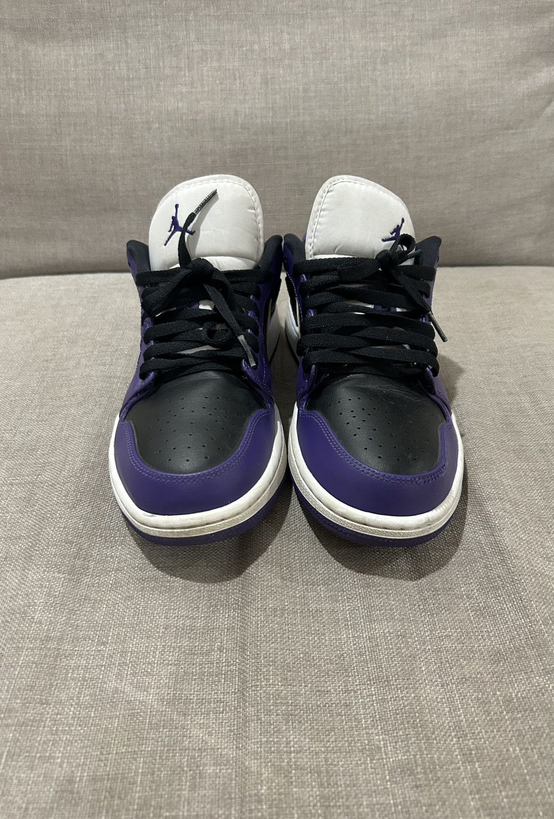 Jordan Brand ☀️JORDAN 1 LOW RETRO COURT PURPLE BLACK☀️ Size US 9.5 / EU 42-43 - 1 Thumbnail