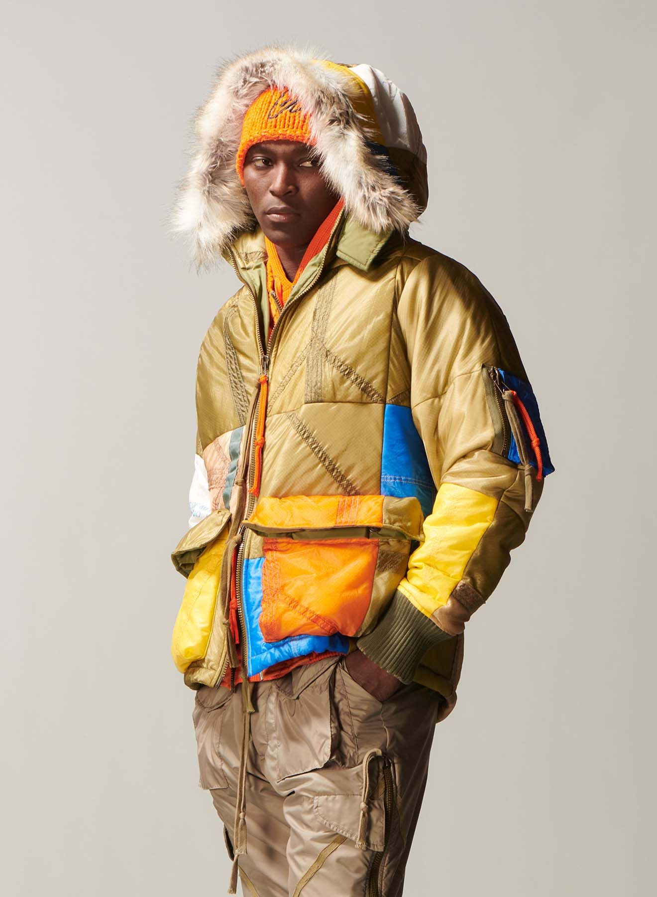 Greg Lauren Greg Lauren Parachute Scrapwork Retro Puffy Parka Size US XL / EU 56 / 4 - 2 Thumbnail