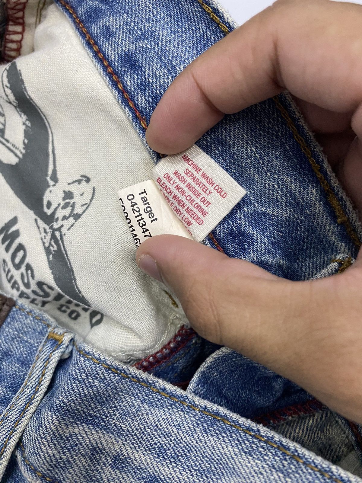 Japanese Brand × Mossimo 🔥DISTRESSED DENIM MOSSIMO SUPPLY CO DENIM JEANS Size US 31 - 12 Thumbnail