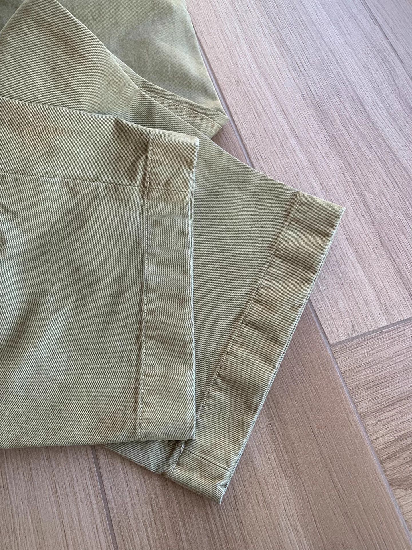 Auralee AURALEE DYED FINX Wax-Dyed Egyptian Distressed Pants 25AW Size US 35 - 6 Thumbnail