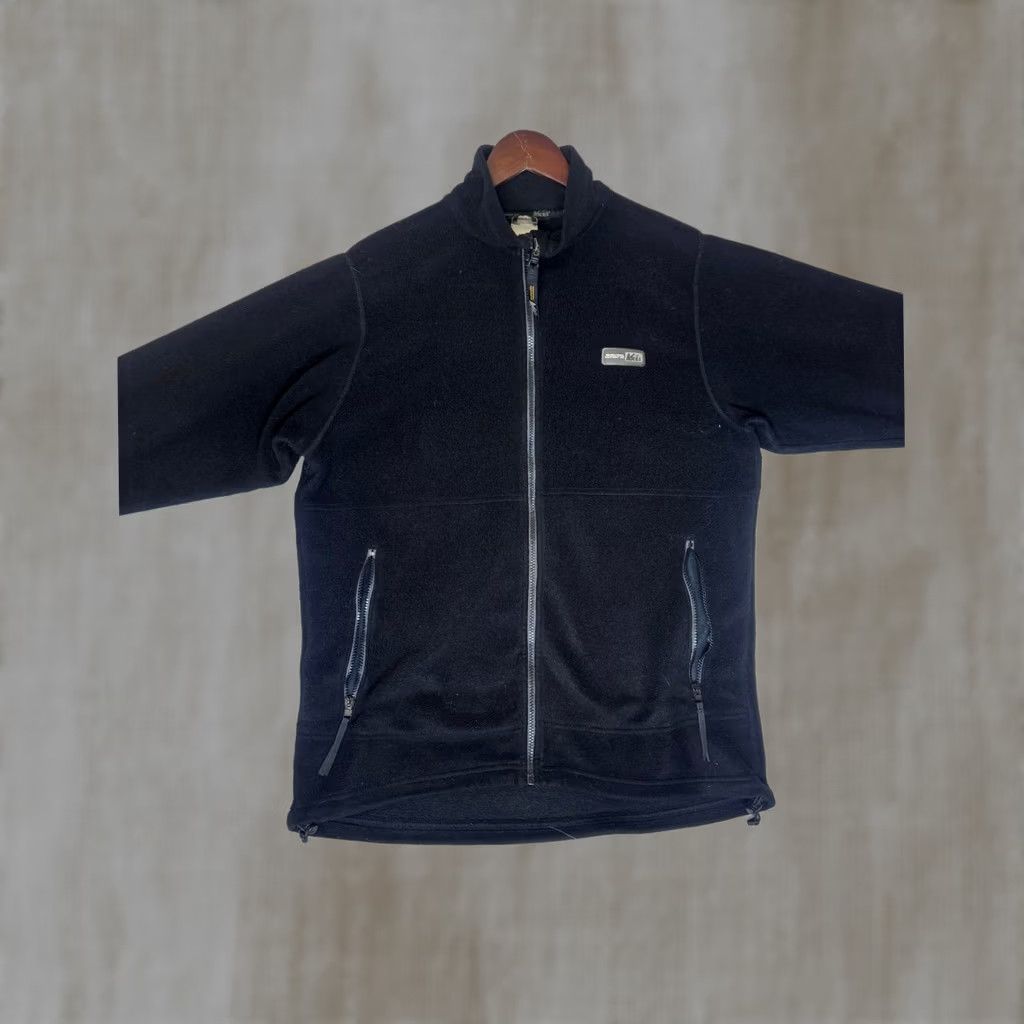 Vintage REI Men's Black Fleece Full Zip Jacket Outdoor Hiking Camping Large L Tall Size US L / EU 52-54 / 3 - 1 Thumbnail
