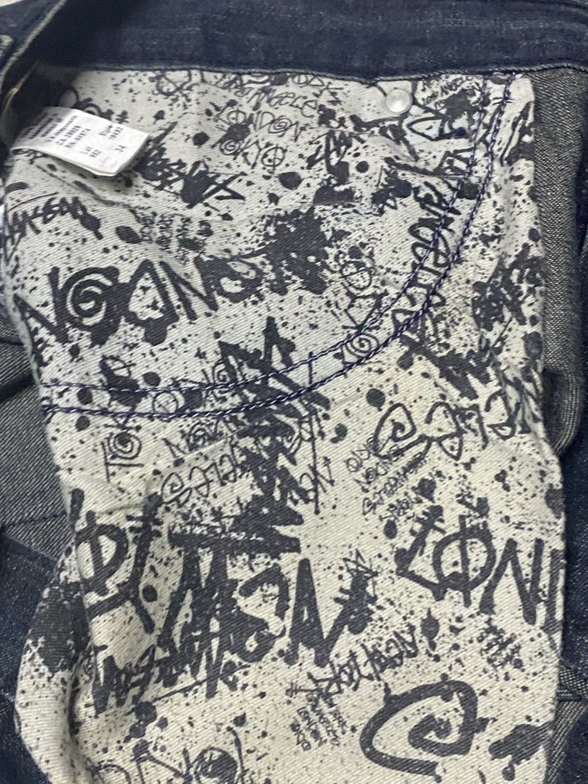 Stussy Vintage Stussy Garment WorkGear Mud Wash Baggy Jeans Size US 35 - 18 Thumbnail