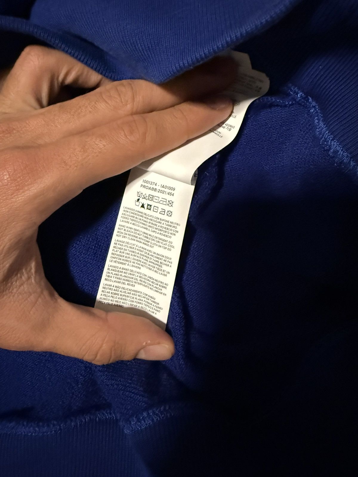 Versace Versace Milano Logo Hoodie Blue Mitchel Fit Fits XL Size US XL / EU 56 / 4 - 12 Thumbnail