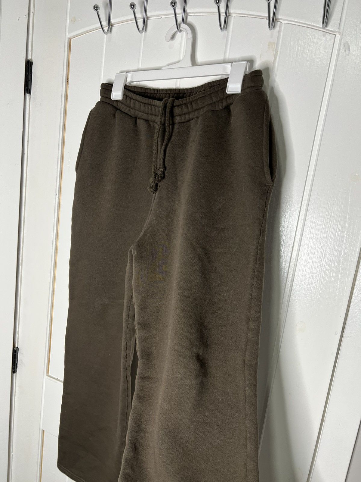 Other Velour Garments 450 GSM 'Dark Chocolate' Straight-leg Pants Size US 32 / EU 48 - 4 Thumbnail