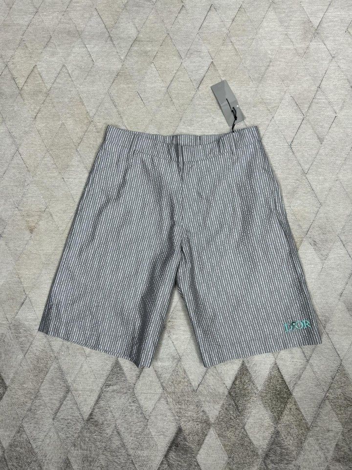 Dior Dior Striped Shorts Size 30 Size US 30 / EU 46 - 1 Thumbnail