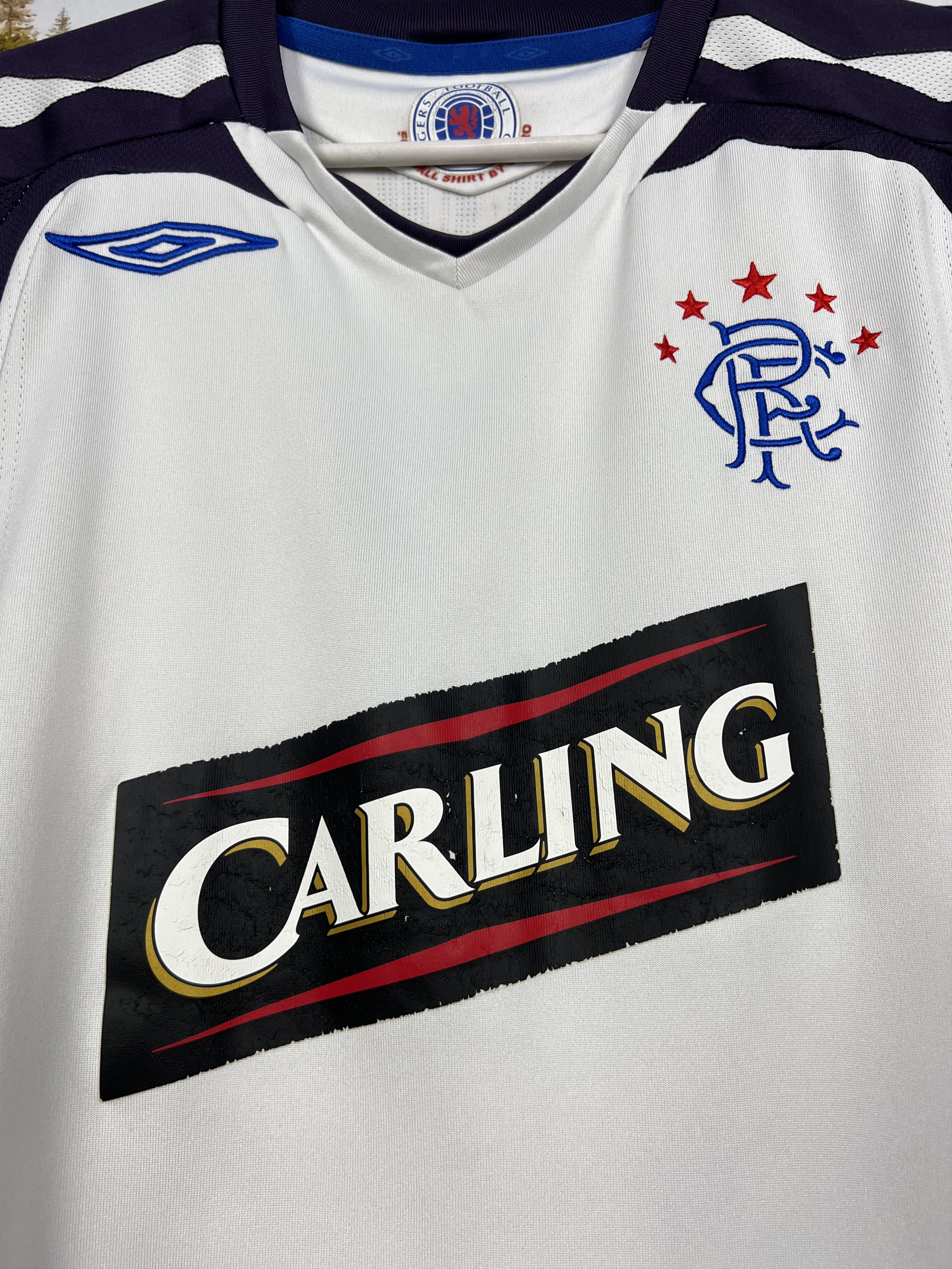 Umbro Rangers Away football shirt 2007 Soccer #11 McCulloch Umbro Size US M / EU 48-50 / 2 - 8 Thumbnail