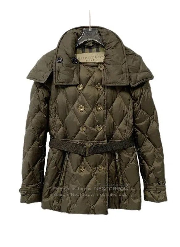 Burberry Burberry Military Green Nylon Down Jacket. Size S / US 4 / IT 40 - 1 Thumbnail