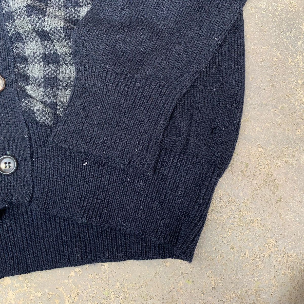 Comme des Garcons Rare! Vintage Distressed 90s Comme Des Garcons Wool Cardigan Size US L / EU 52-54 / 3 - 8 Thumbnail