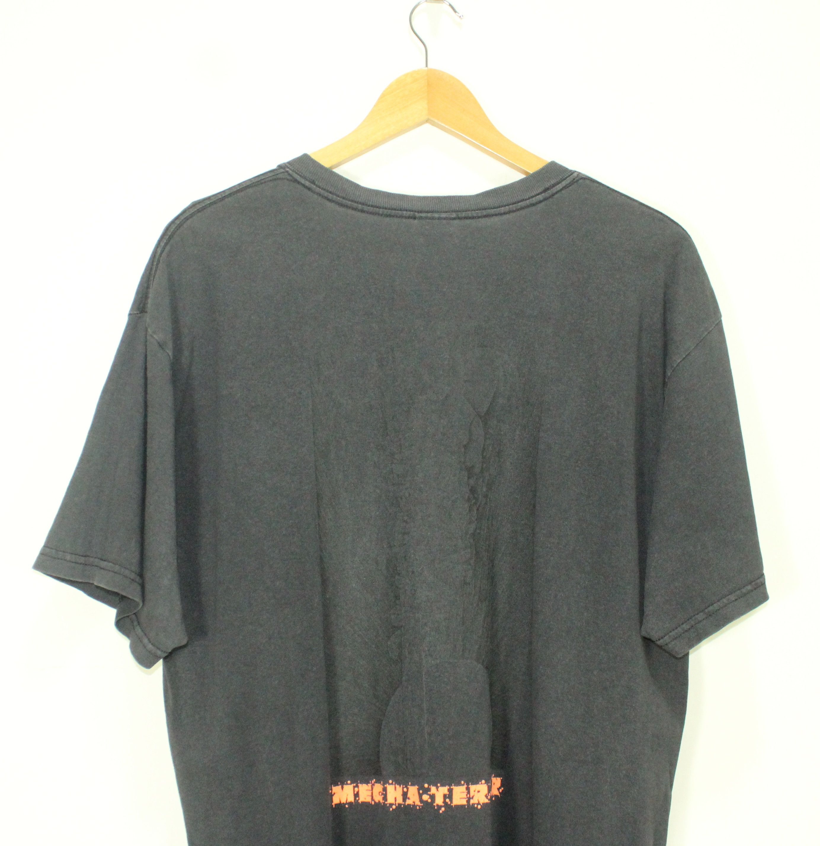 Vintage Vintage PUSHEAD MECHA TERROR T Shirt Black Motif Planet Toys Size US L / EU 52-54 / 3 - 9 Thumbnail
