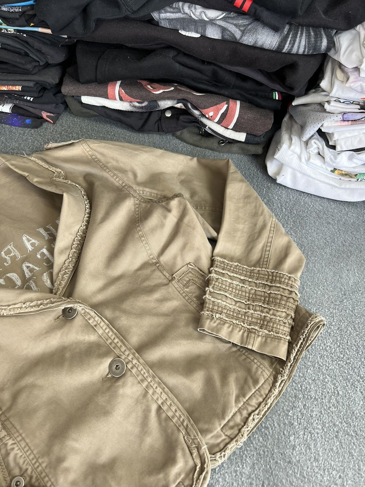 Japanese Brand avantgarde military japan type archive rivets jacket Size L / US 10 / IT 46 - 3 Thumbnail