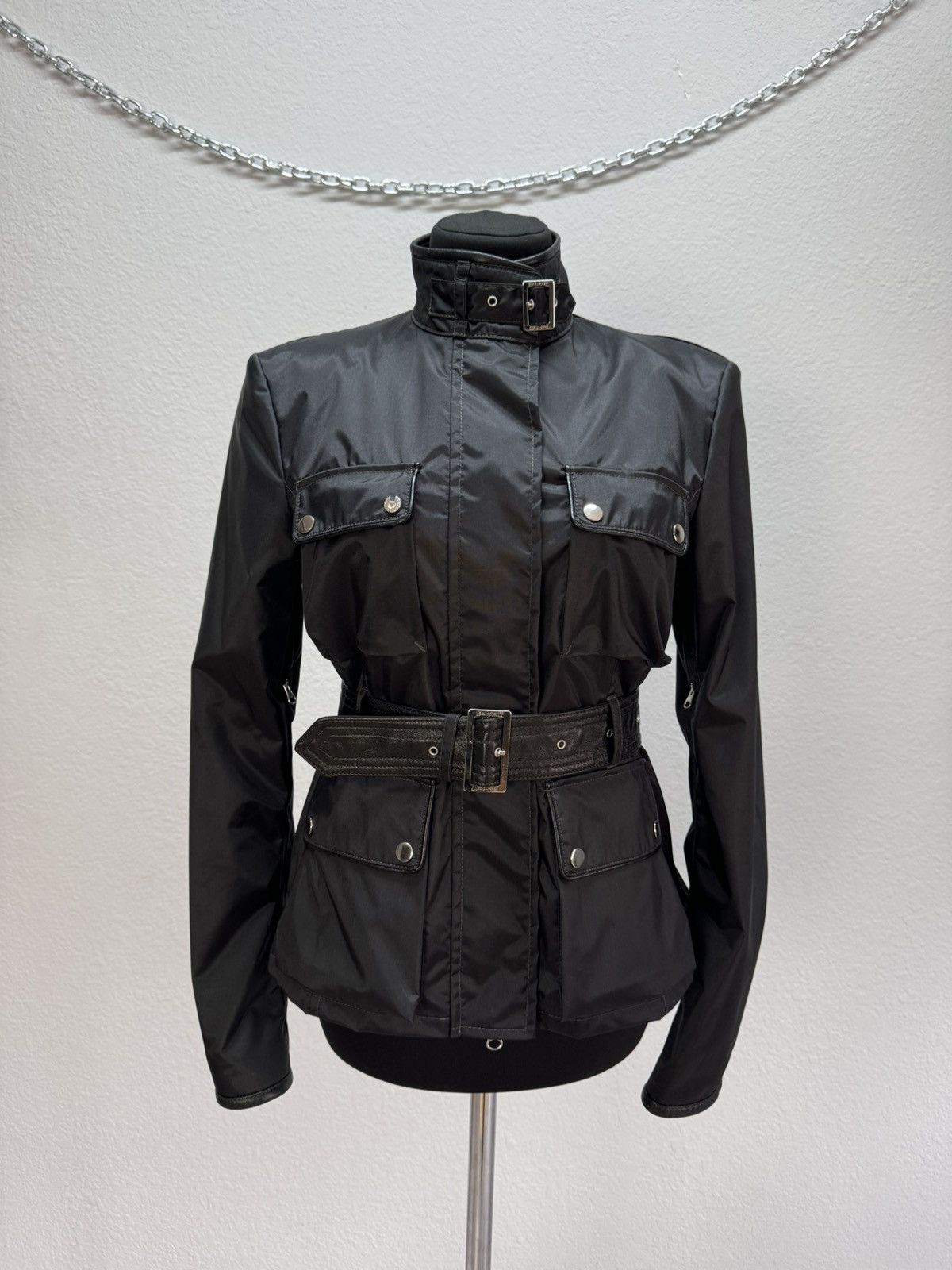 Belstaff × Designer Women's Belstaff Gold Label Jacket Belted Black Size 42 Size US XS / EU 42 / 0 - 1 Thumbnail