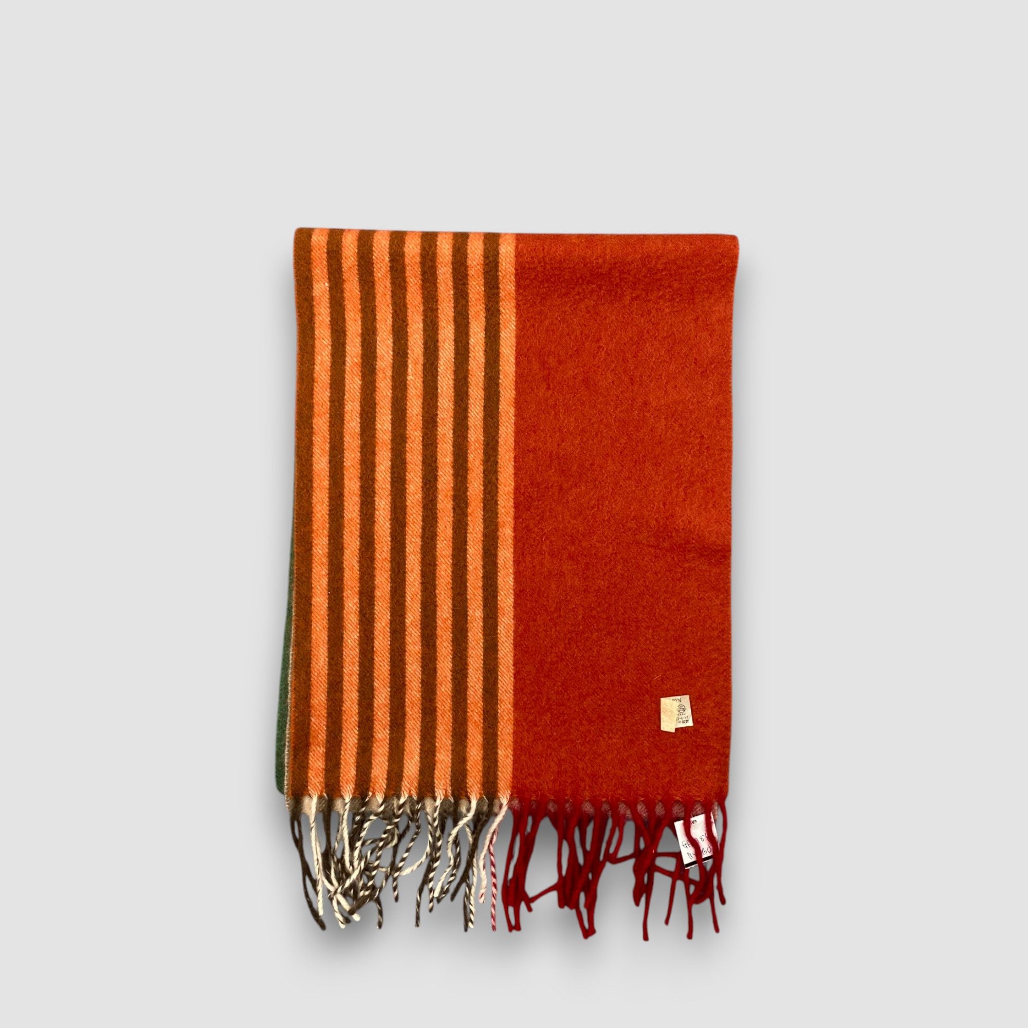 Japanese Brand Vintage Cricket Scarf Muffler Cashmere Winter Fringe Scarves Size ONE SIZE - 5 Thumbnail