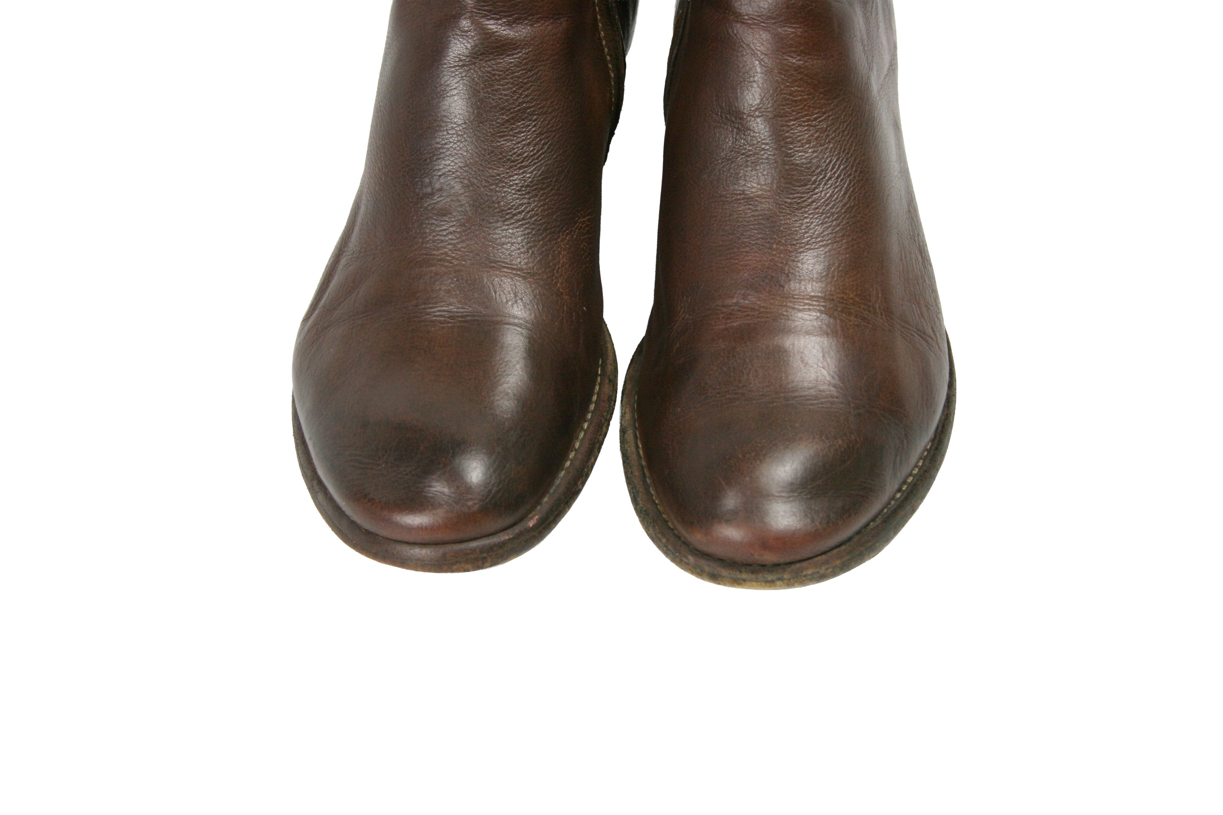 Officine Creative 00S Grunge Avant Garde Leather Heeled Ankle Boots Vintage Size US 7 / IT 37 - 5 Thumbnail
