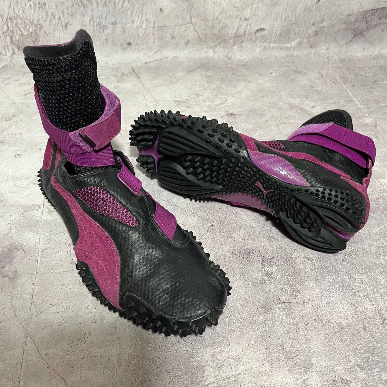 Puma Puma Mostro Mid Sneakers Shoes Black Purple 2004 Size US 8.5 / EU 41-42 - 1 Thumbnail
