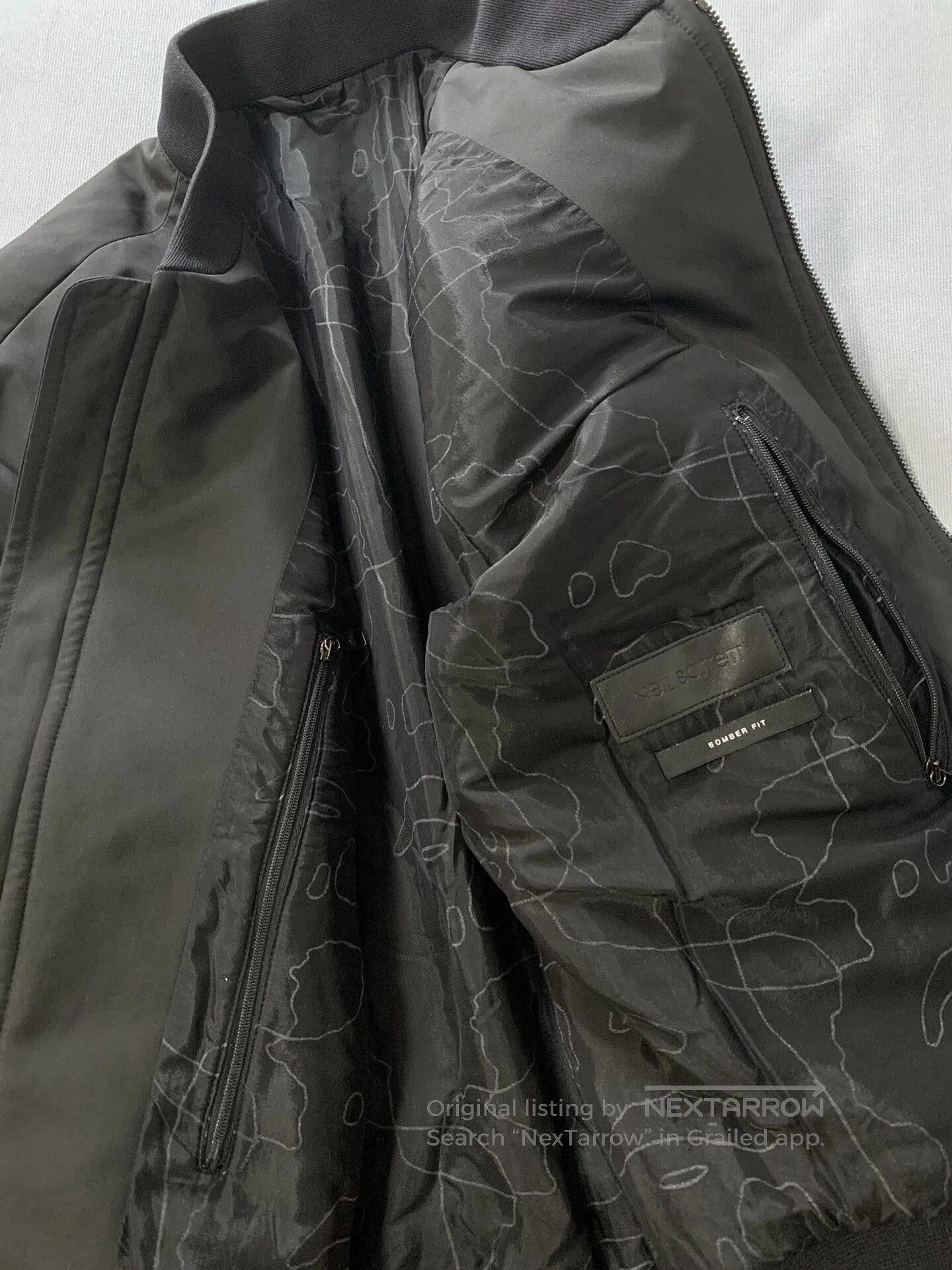 Neil Barrett Neil Barrett MA1 Embroidered Baseball Jacket. Size US L / EU 52-54 / 3 - 3 Thumbnail