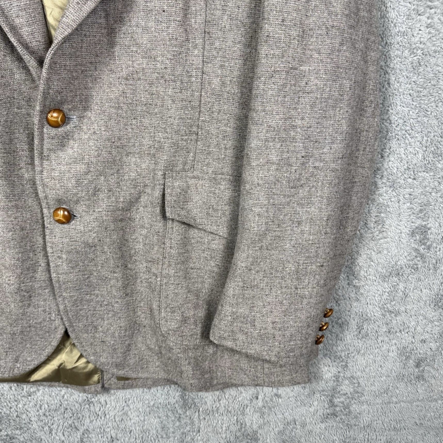 Pendleton VINTAGE Pendleton Blazer Mens 44R Wool Sport Coat USA Made 90s 80s Size 44R - 3 Thumbnail