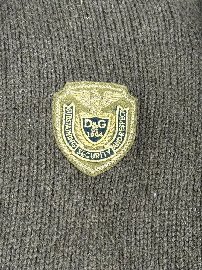 Dolce & Gabbana AW2003 Dolce & Gabbana Hybrid Khaki Green Wool Sweater Size US M / EU 48-50 / 2 - 8 Thumbnail