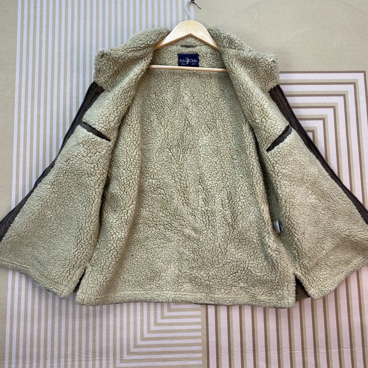 Polo Ralph Lauren 🫶Vintage Polo Club brown corduroy sherpa lining jacket Size US M / EU 48-50 / 2 - 3 Thumbnail