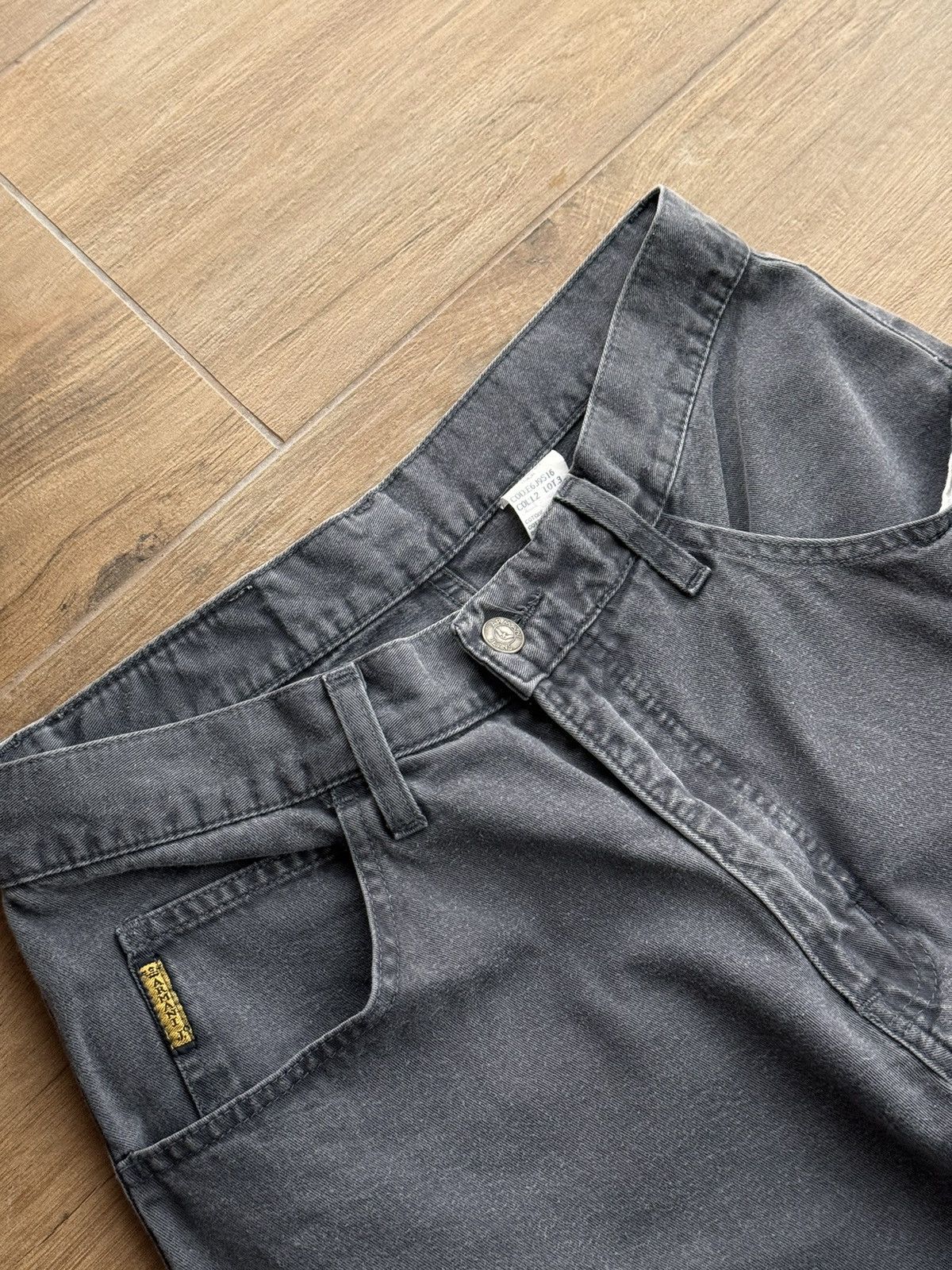 Armani × Vintage Vintage Armani Jeans Grey Baggy Japanese Streetwear Pants Size US 30 / EU 46 - 5 Thumbnail