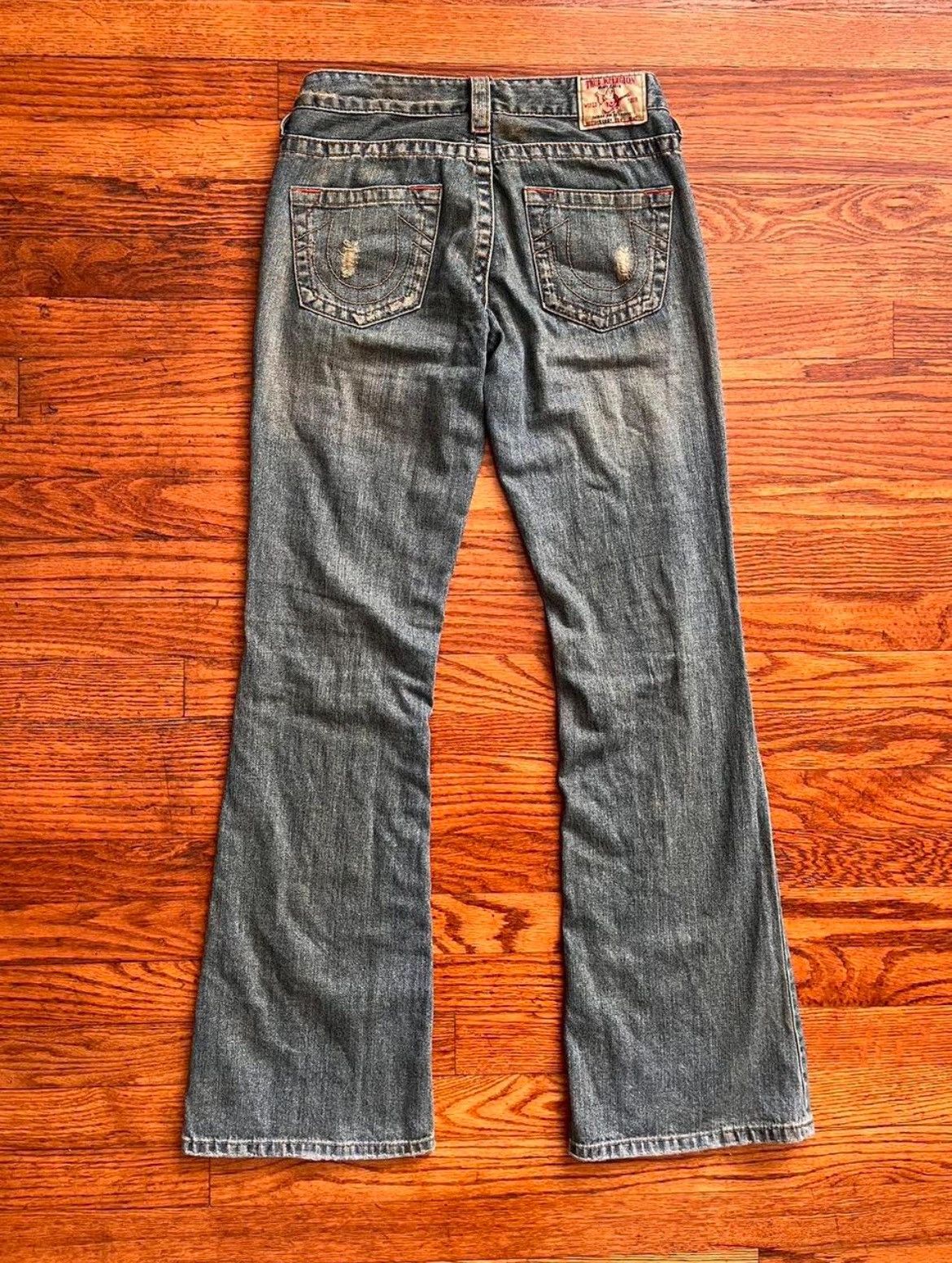 True Religion 2004 True Religion Denim Jeans Low-Rise Fit Size 27" / US 4 / IT 40 - 2 Thumbnail