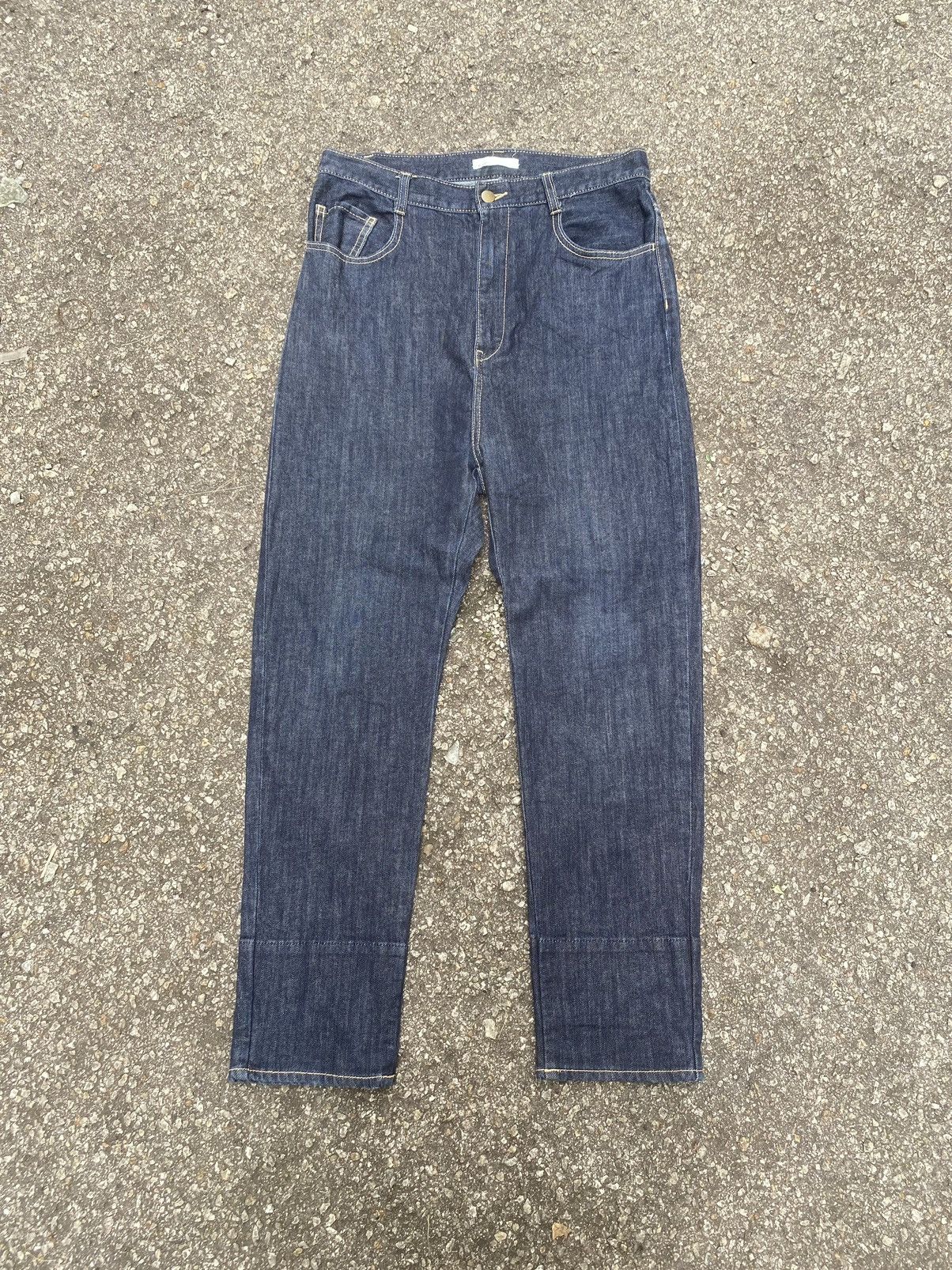 Issey Miyake NE NET ISSEY MIYAKE DENIM JEANS Size US 30 / EU 46 - 1 Thumbnail