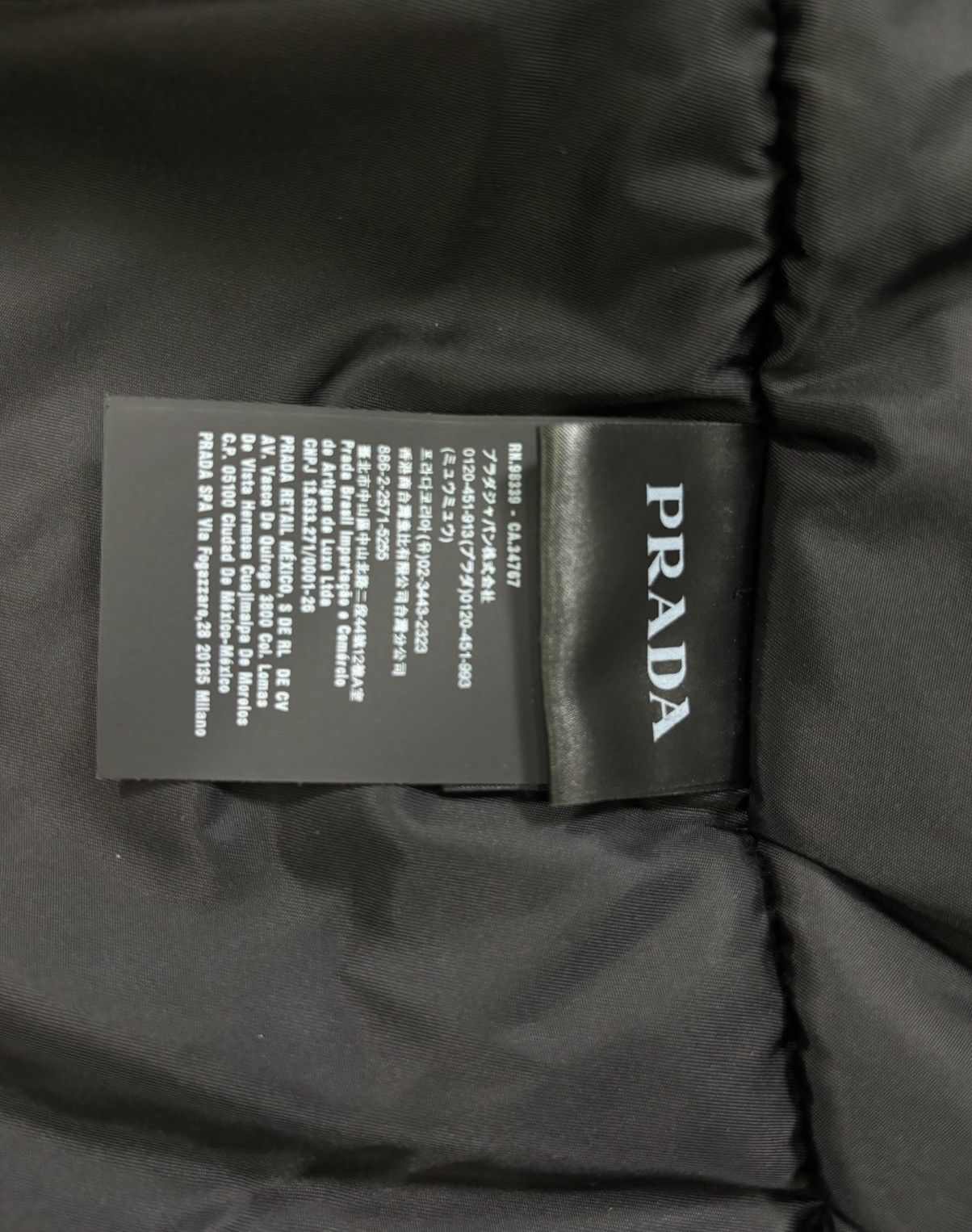 Prada Prada Enameled Metal Triangle Bomber Jacket (2021) Size US M / EU 48-50 / 2 - 12 Thumbnail