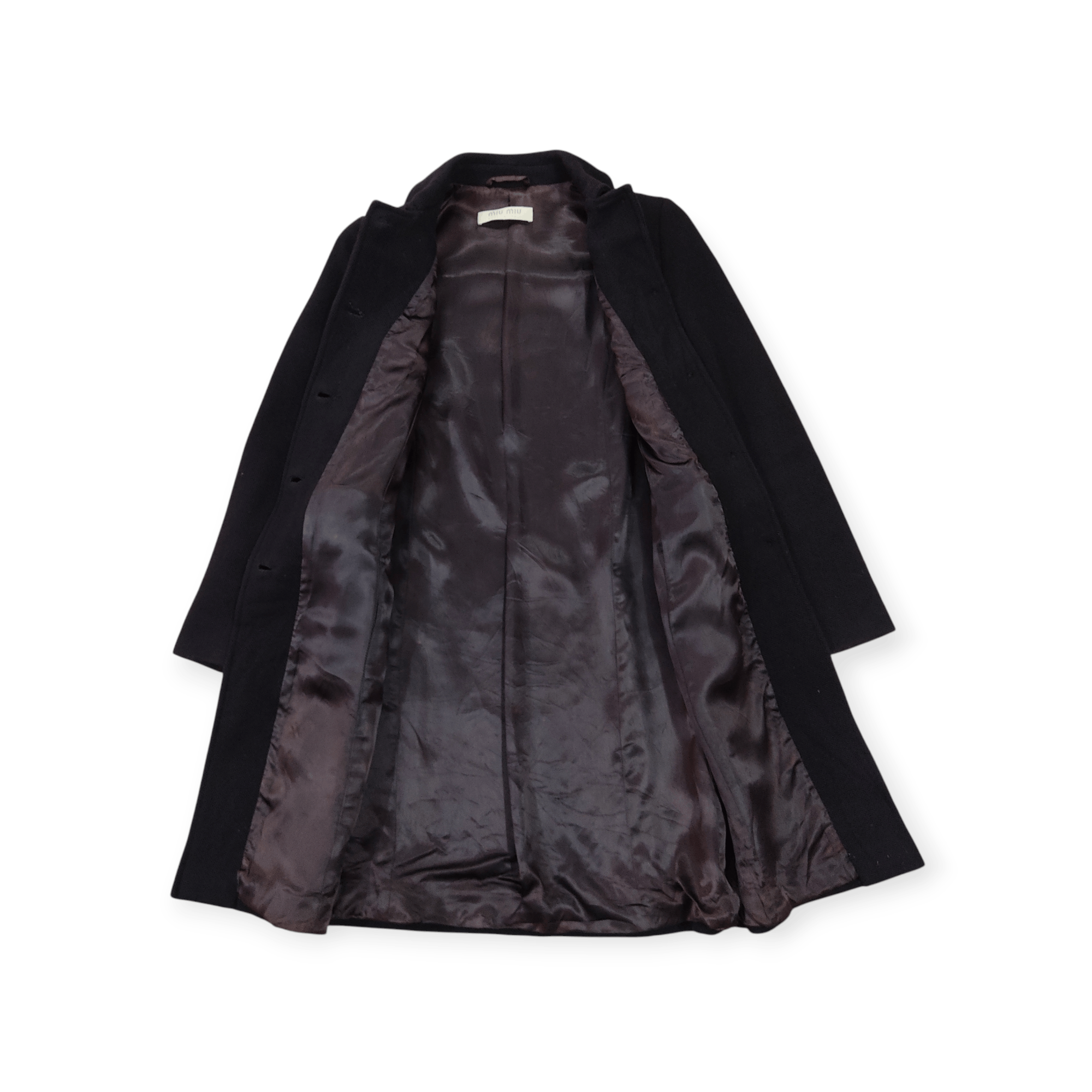 Miu Miu Miu Miu Wool Blend Flap Pockets Trench Coat Jacket Size S / US 4 / IT 40 - 9 Thumbnail