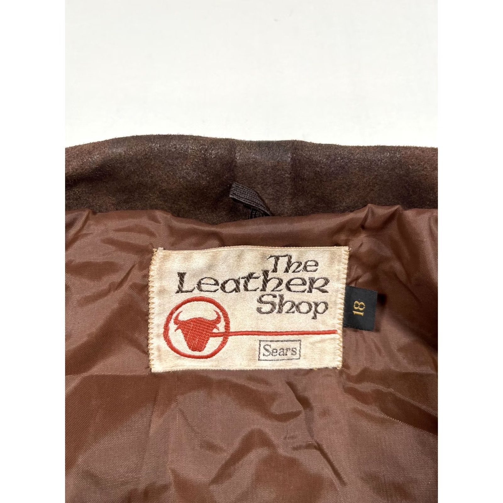 Sears Vintage The Leather Shop Jacket Womens 18 Brown Suede Fringe Western Sears Jacket Women 18 Brown Fringe Size XXL / US 16-18 / IT 52-54 - 3 Thumbnail