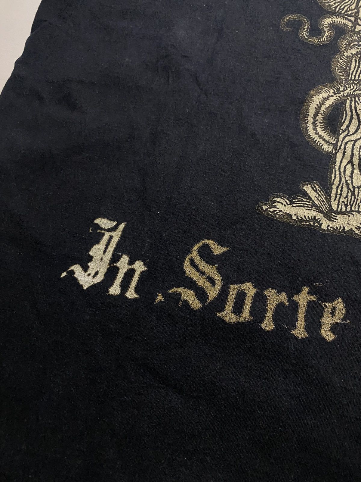 Band Tees × Vintage Vintage Dimmu Borgir in sorte diaboli 00’s y2k t shirt Size US L / EU 52-54 / 3 - 12 Thumbnail