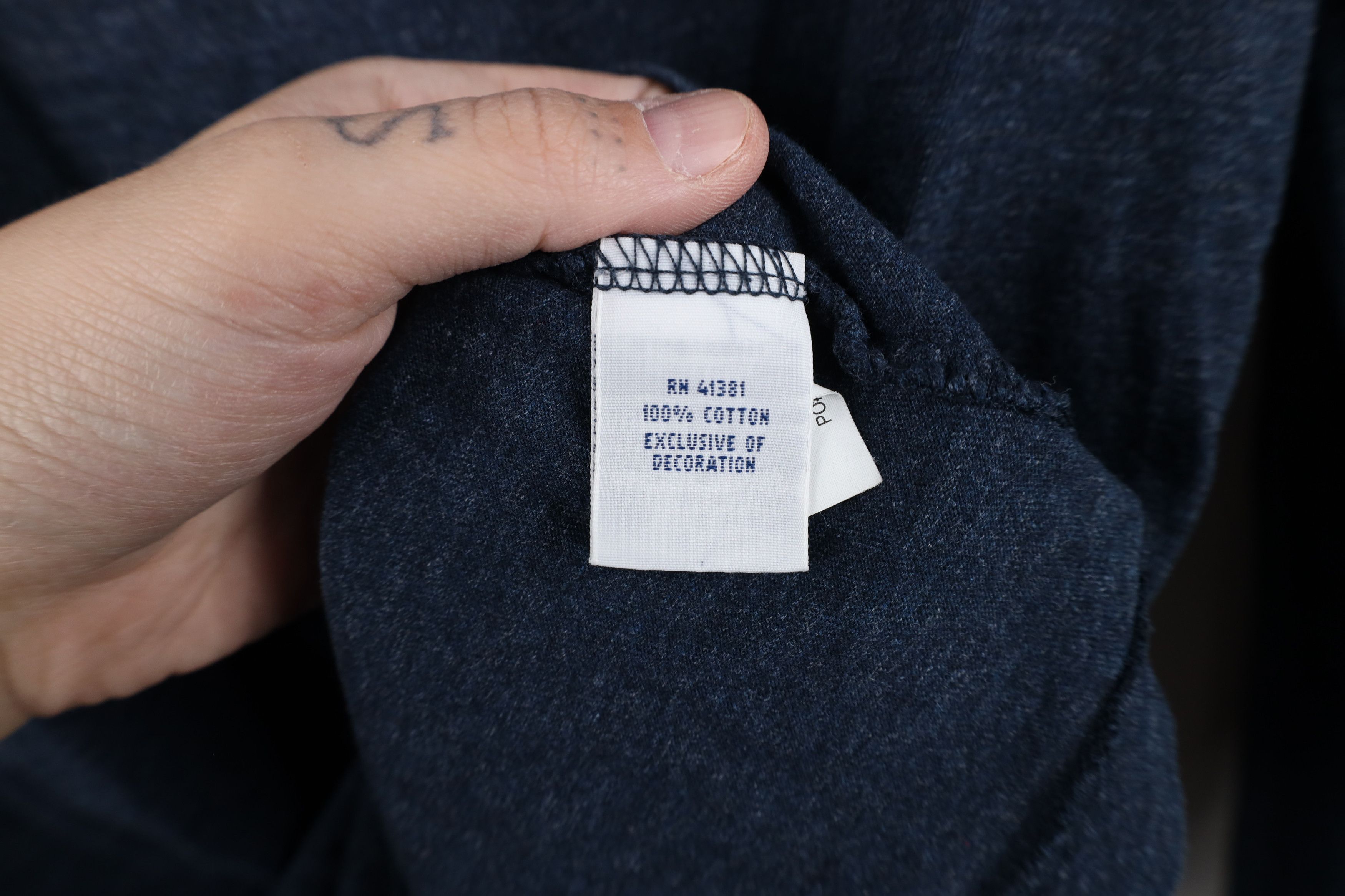 Ralph Lauren Vintage Y2K Ralph Lauren Long Sleeve T-Shirt Blue Cotton Size US S / EU 44-46 / 1 - 8 Thumbnail