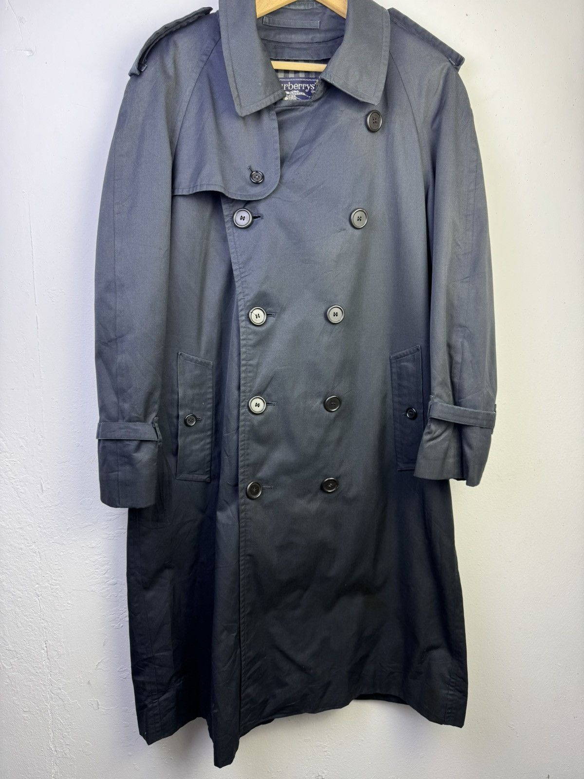 vintage Burberry's double-breasted trench coat