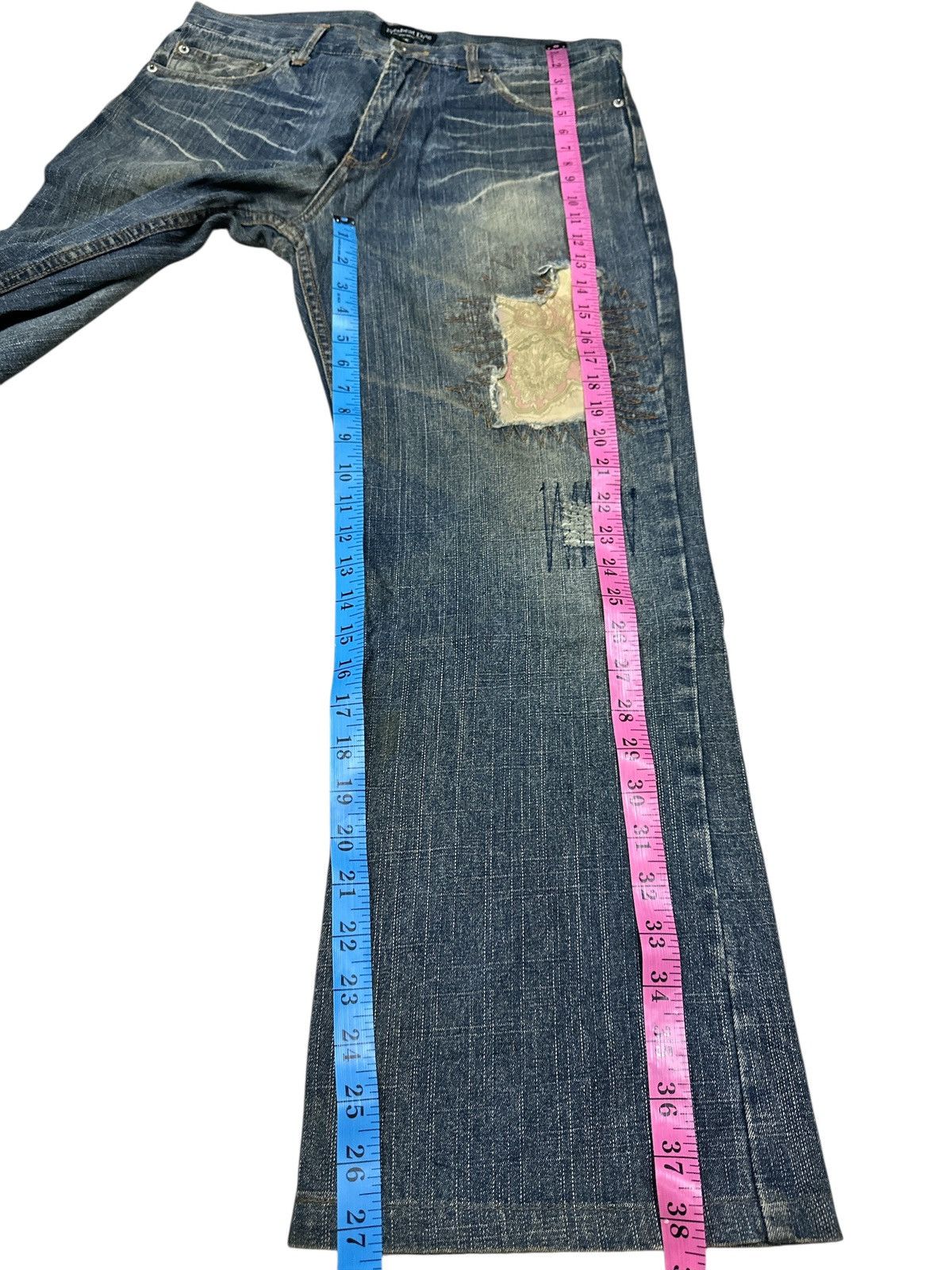 Kapital Distress Style Patchwork FreeBeat Denim . Size US 34 / EU 50 - 6 Thumbnail
