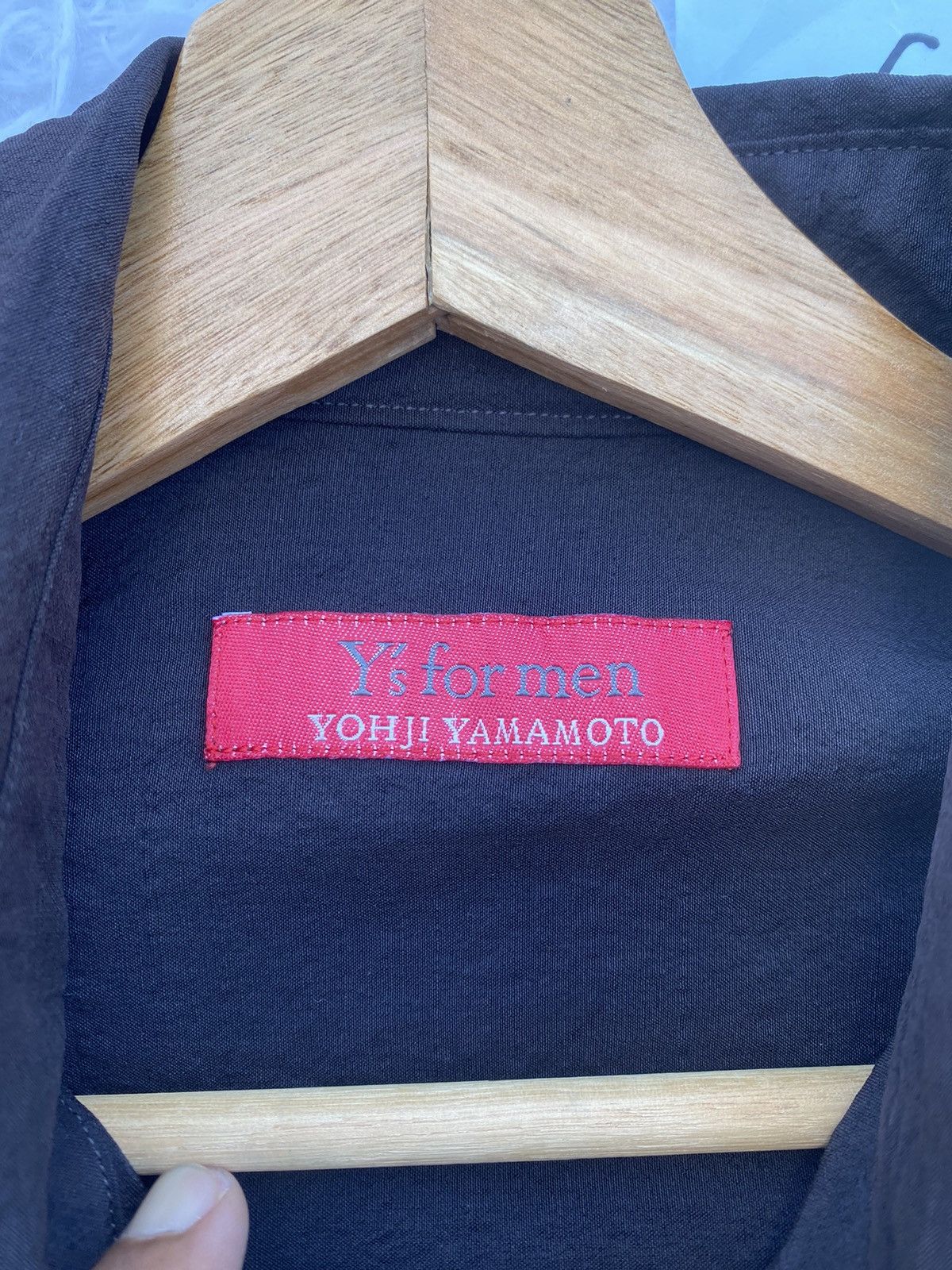Yohji Yamamoto Rare Vintage 90s Yohji Yamamoto 50% Soie SILK Button Shirt Size US L / EU 52-54 / 3 - 9 Thumbnail