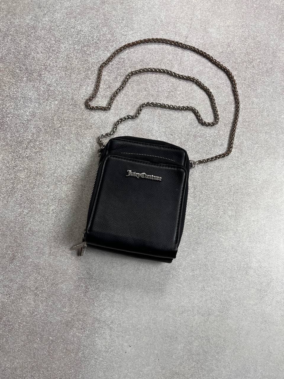 Juicy Couture Vintage Juicy Couture Black Leather Cross Body Bag Y2K Os Size ONE SIZE - 3 Thumbnail