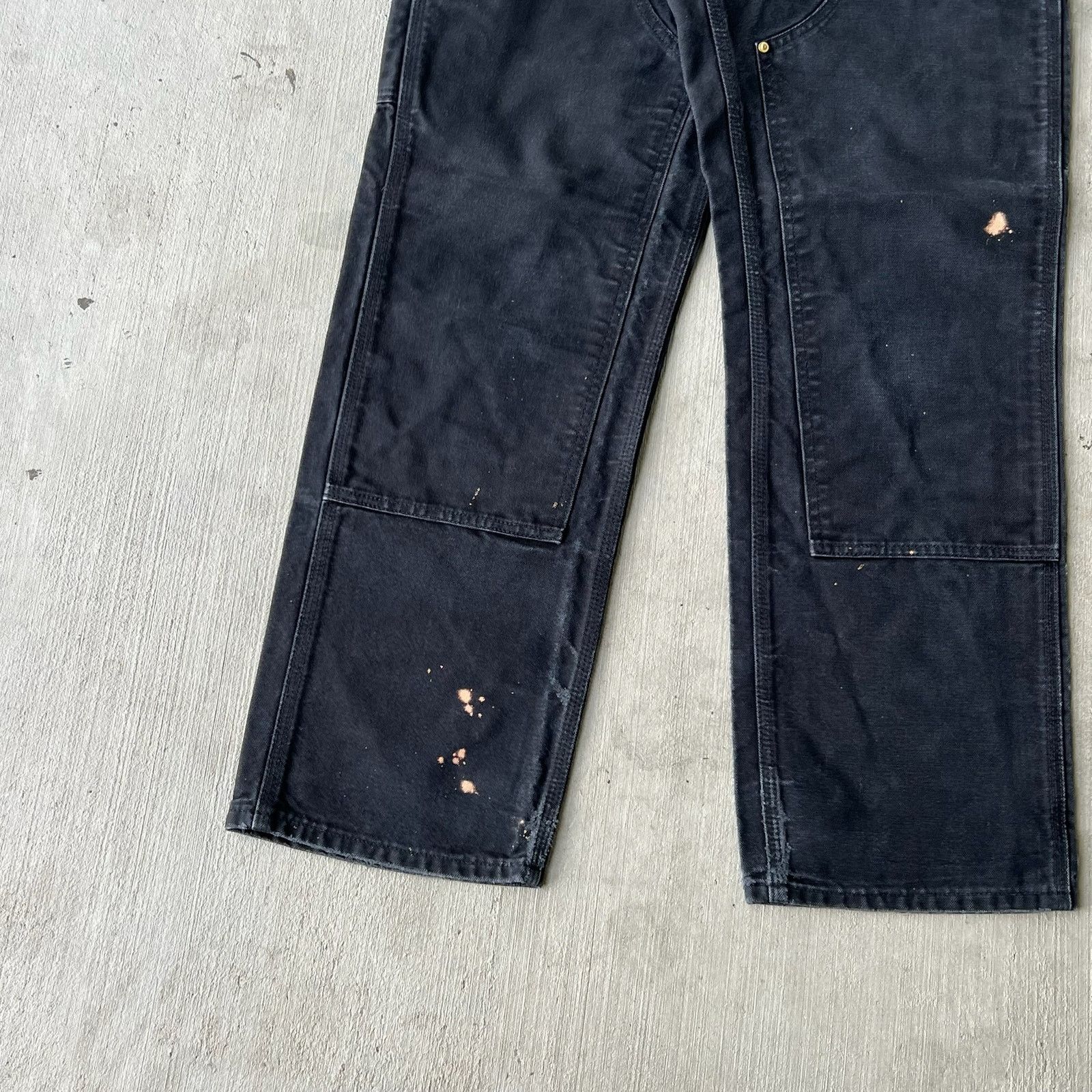 Carhartt × Vintage Carhartt black double knee work wear carpenter pants Size US 28 / EU 44 - 3 Thumbnail