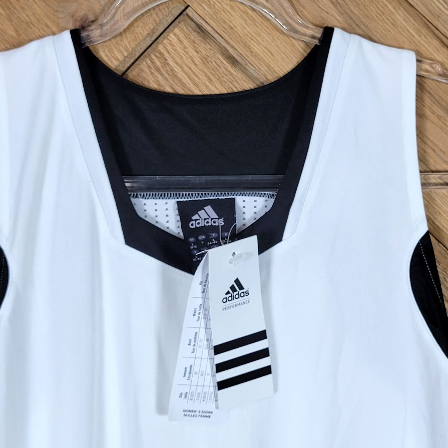 Adidas Adidas Performance Womens Size L Tank Top Basketball Active Training Logo Size L / US 10 / IT 46 - 2 Thumbnail