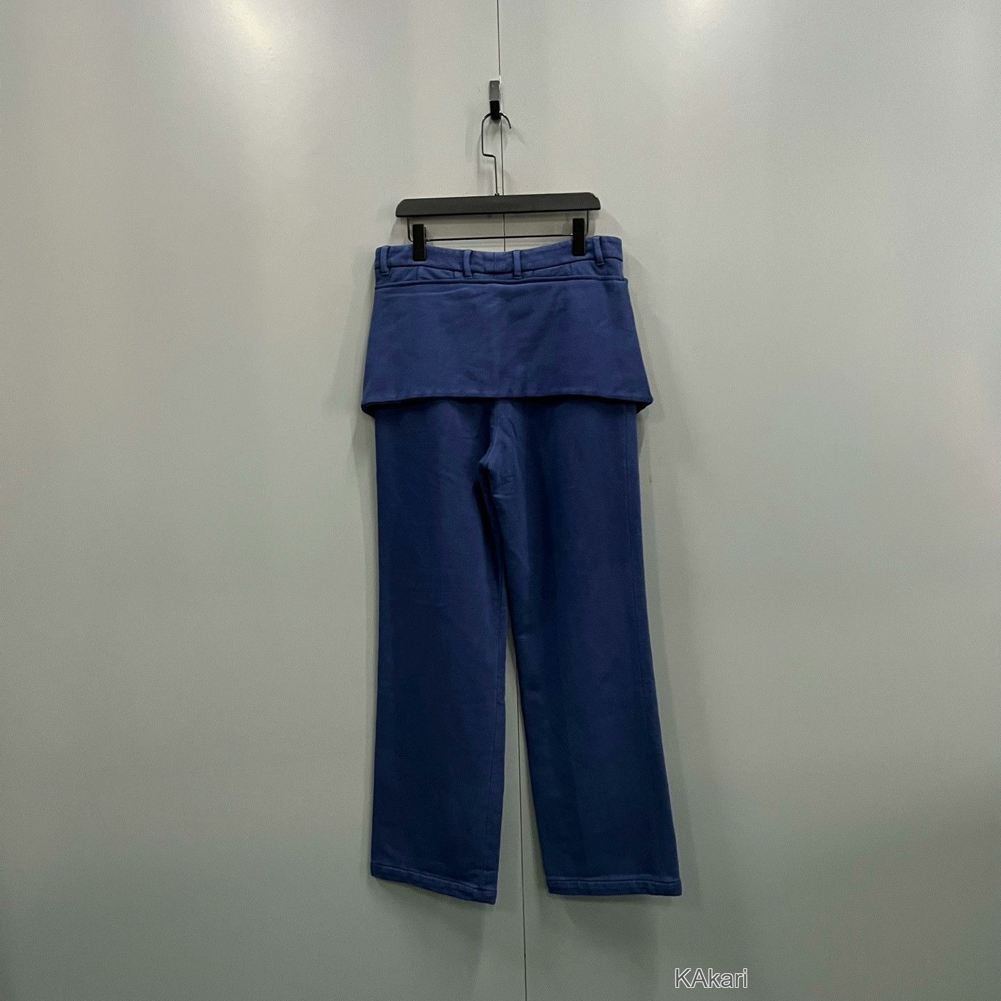 Burberry Burberry Navy High-Waist Straight-Leg Pants Size US 28 / EU 44 - 2 Thumbnail