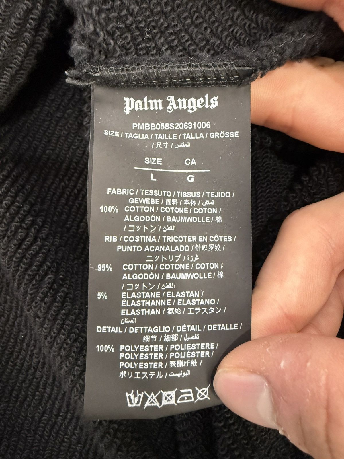 Palm Angels Palm Angel Black Hoodie Size US L / EU 52-54 / 3 - 8 Thumbnail