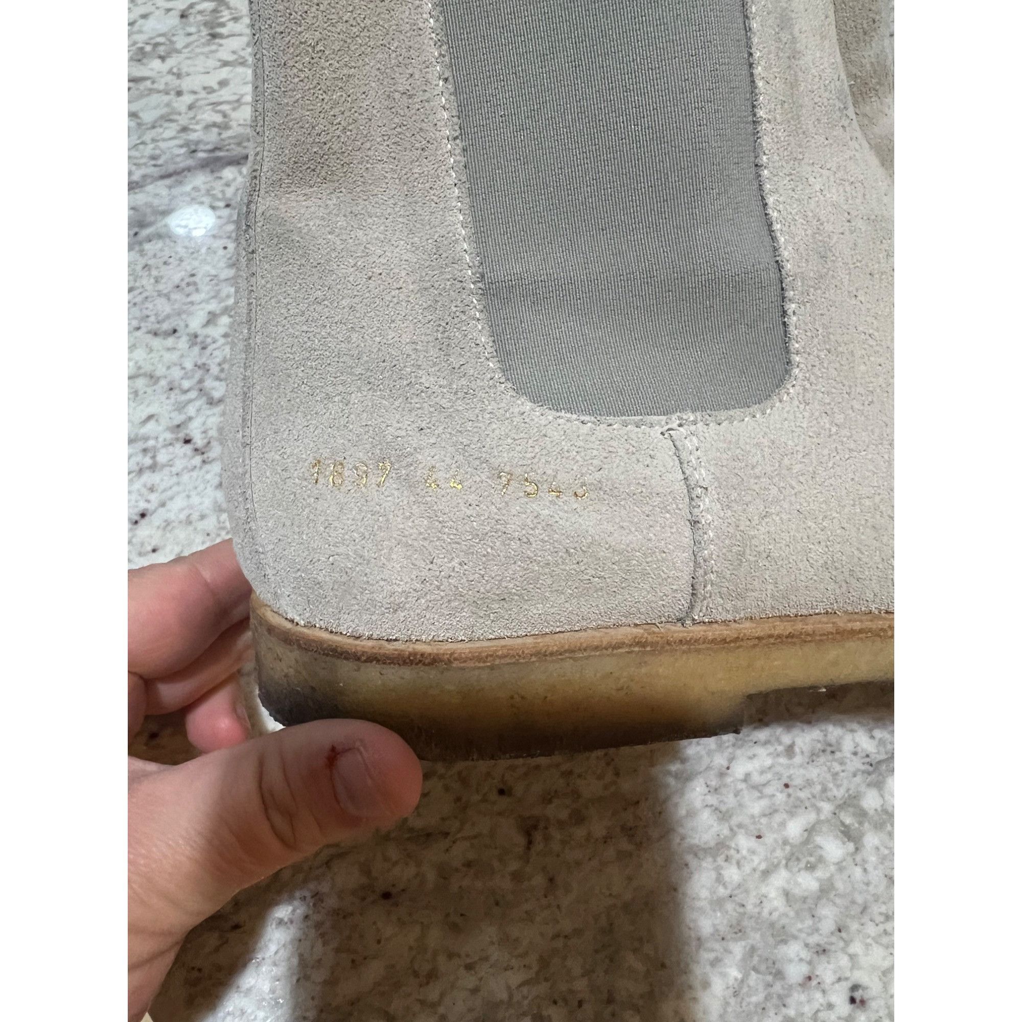 Common Projects Common Projects Sueded Chelsea Boot - Size 44 / 11 Size US 11 / EU 44 - 2 Thumbnail