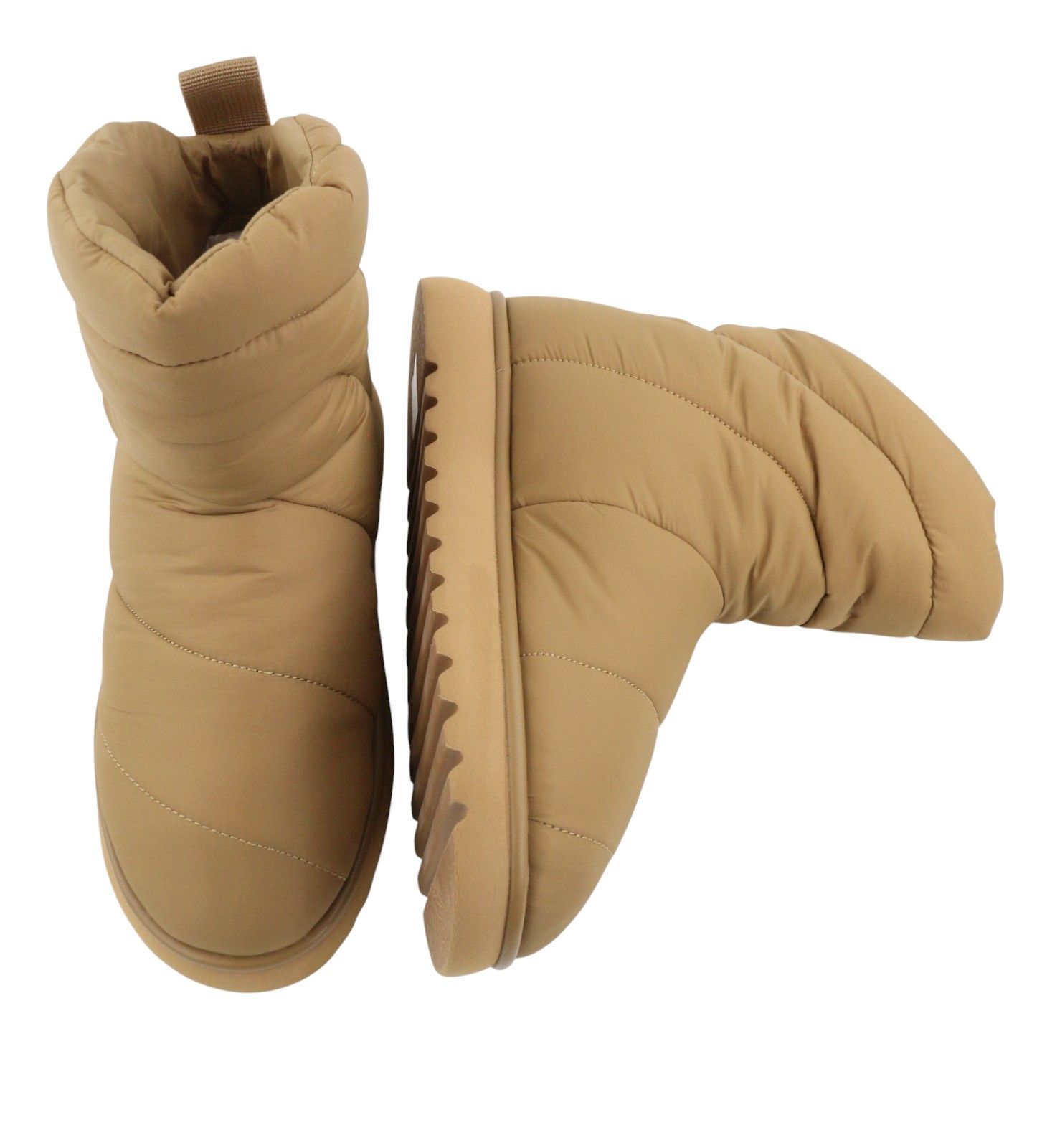 Other BIBI LOU EU36 Camel Brown Padded Quilted Ankle 87553 Size US 5 / IT 35 - 6 Thumbnail