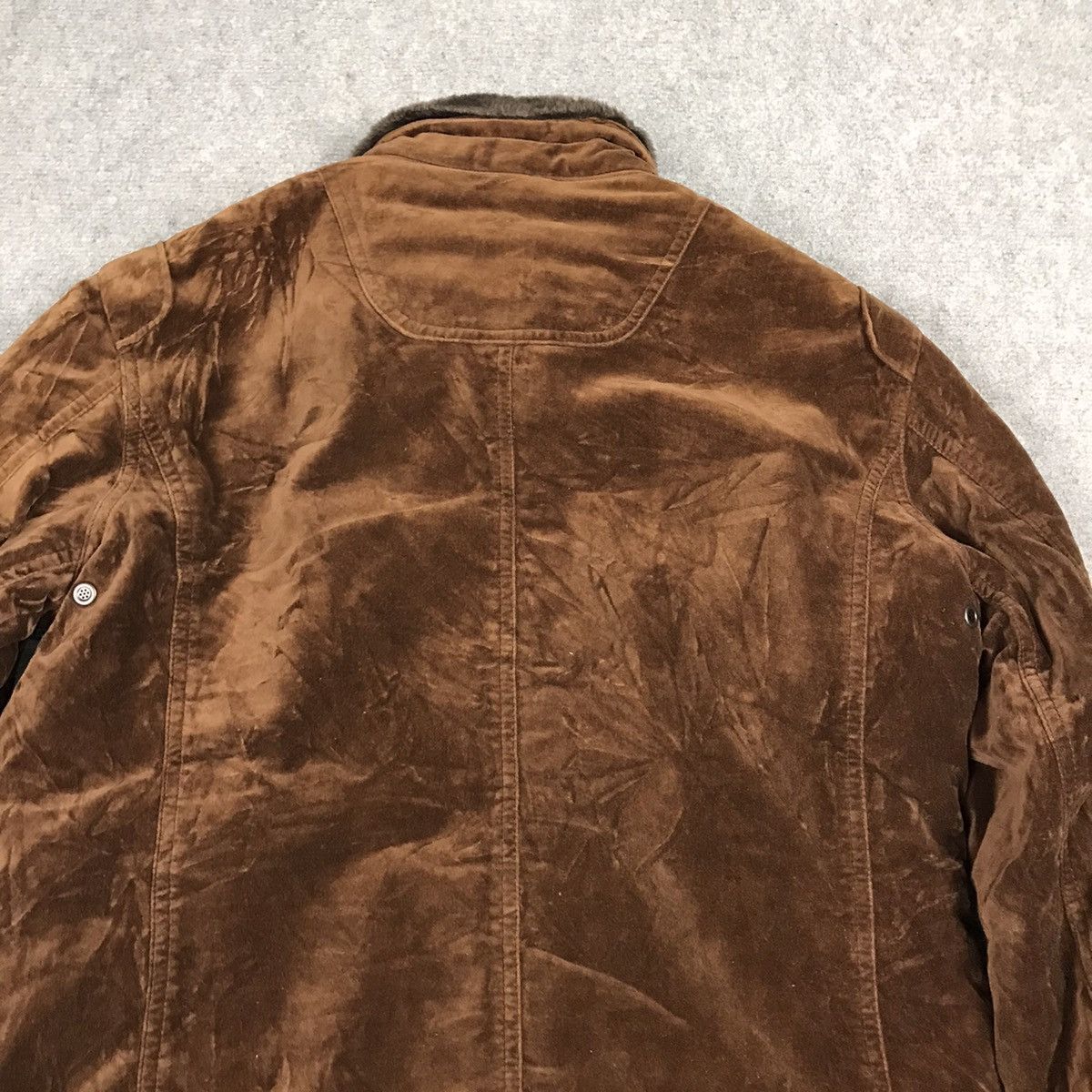 If Six Was Nine × Kansai Yamamoto KANSAI JEANS VELVET SHERPA ZIPPER JACKET Size US M / EU 48-50 / 2 - 7 Thumbnail
