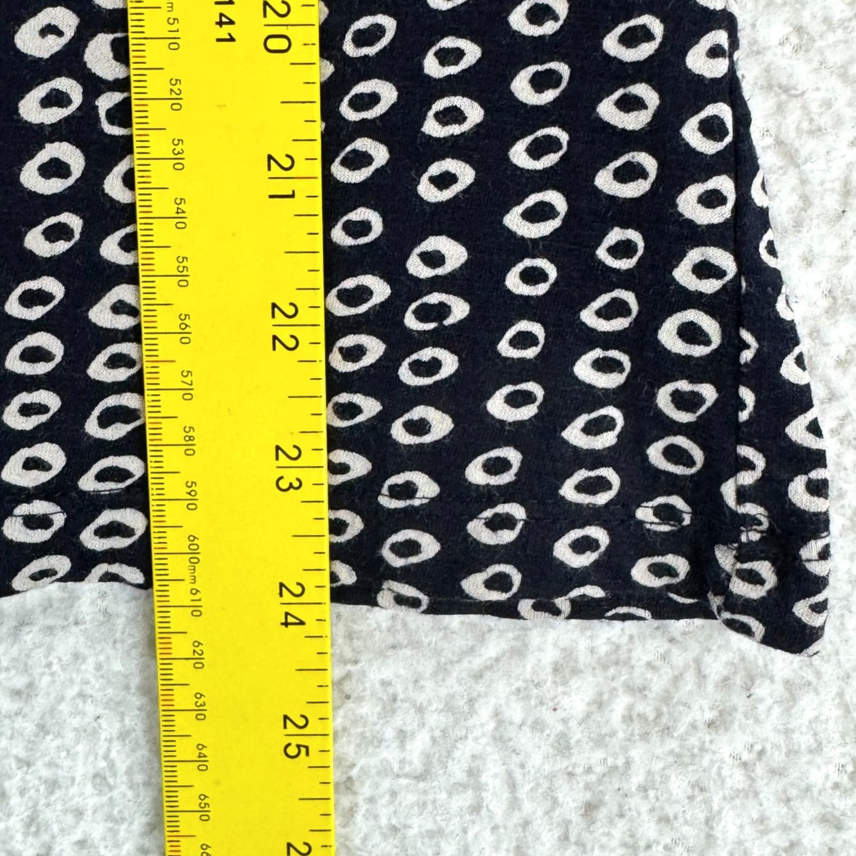 Loft LOFT Ann Taylor Tank Top Womens Small Black Circle Print Sleeveless Pullover Size S / US 4 / IT 40 - 5 Thumbnail