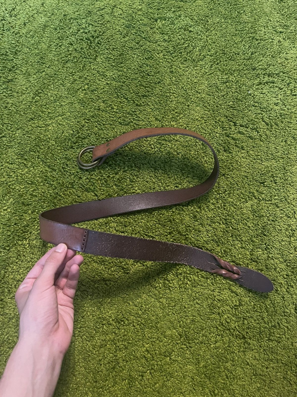 Cowboy Equipment × Gap × Genuine Leather Gap western cowboy style real leather Y2K belt Size 34 - 1 Thumbnail