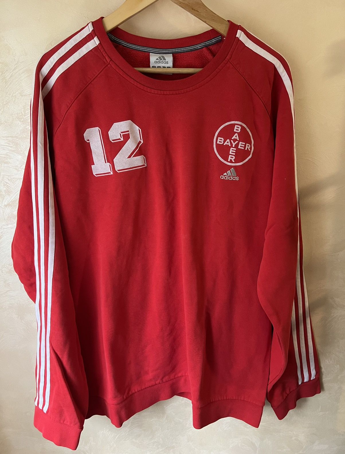 Adidas Very rare ADIDAS BAYER 04 Leverkusen vintage sweatshirt Size US XXL / EU 58 / 5 - 1 Thumbnail