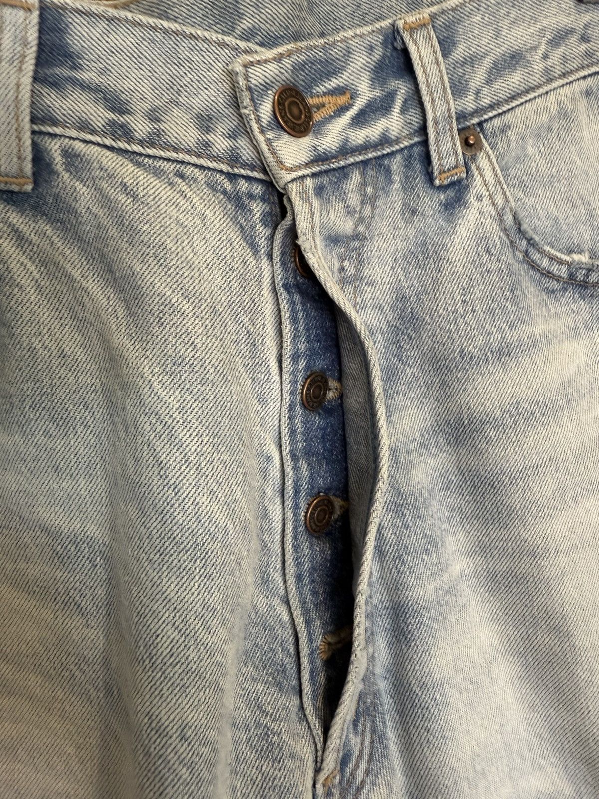 Celine $1.3k SS25 Celine knee rip Wesley jeans breezy point Hedi 30 Size US 30 / EU 46 - 17 Thumbnail