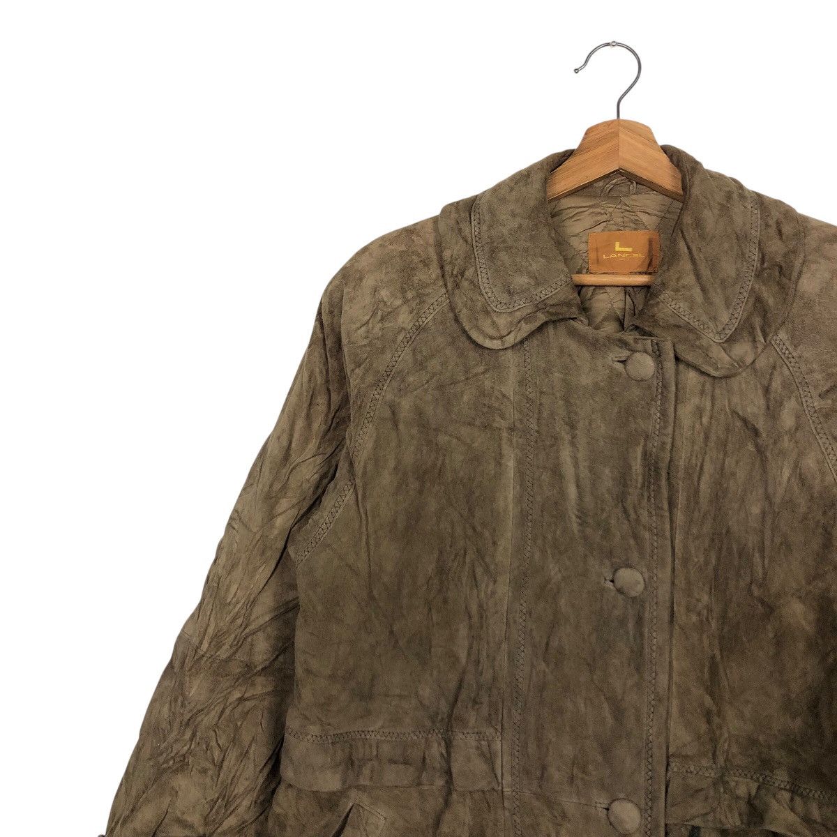 Lancel 📌Rich Brown Vintage Leather Jacket Biker Lancel Paris Size US M / EU 48-50 / 2 - 8 Thumbnail